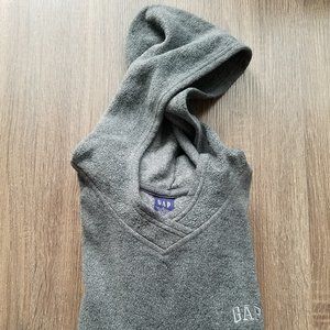 GAP Big Kids Gray/Grey Hoodie Front Pocket Size L